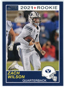 Zach Wilson 2021 Panini Chronicles Score Rookie Card #61