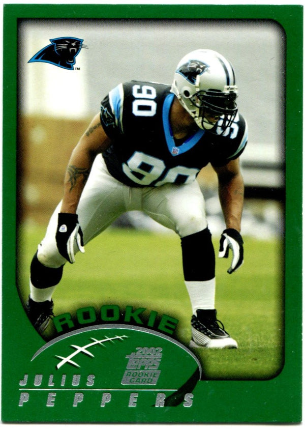 Julius Peppers Topps 2002 Rookie Card