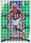 Dameon Pierce 2022 Panini Mosaic Green Prizm Rookie Card #324