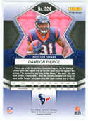 Dameon Pierce 2022 Panini Mosaic Green Prizm Rookie Card #324