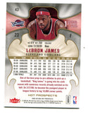 Lebron James 2008-09 Fleer Hot Prospects #43 Card