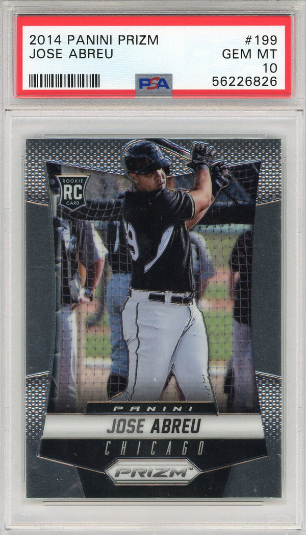 Jose Abreu 2014 Panini Prizm Rookie Card #199 (PSA)