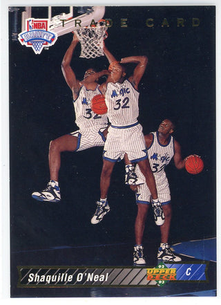 Shaquille O'Neal 1992-93 Upper Deck Rookie Trade Card #1b