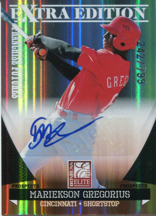 Mariekson Didi Gregorius Autographed 2011 Panini Extra Edition Rookie Card