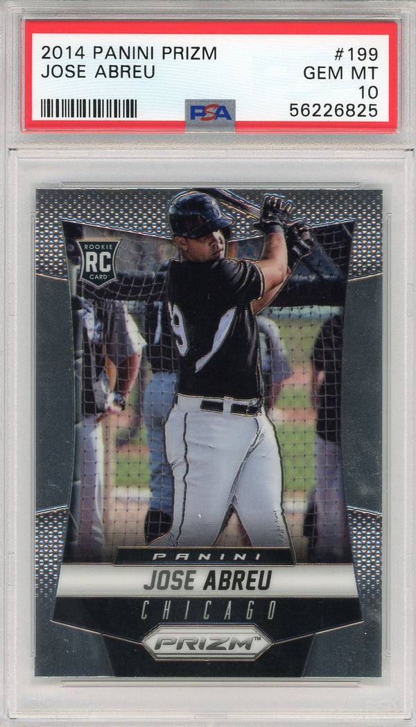 Jose Abreu 2014 Panini Prizm Rookie Card #199 (PSA)