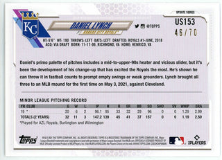 Daniel Lynch 2021 Topps Update Series Rookie Card #US153