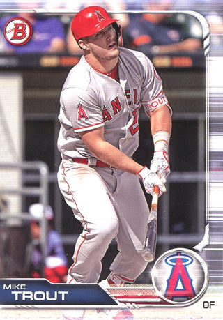 Mike Trout 2019 Bowman Card