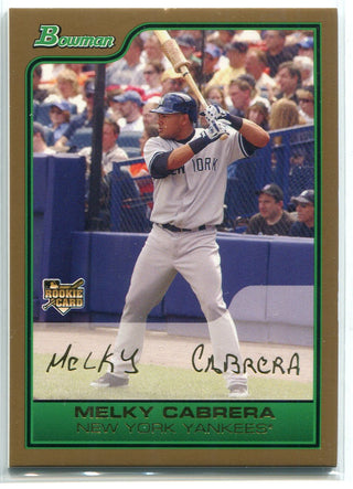 Melky Cabrera 2006 Bowman Rookie Card