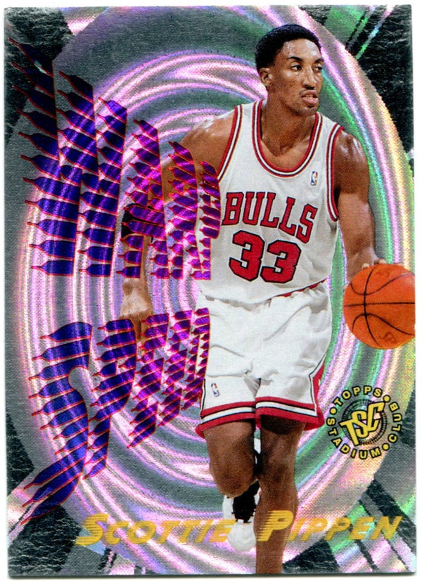 Scottie Pippen 1996 Topps Stadium Club Warp Speed #WS7 Card