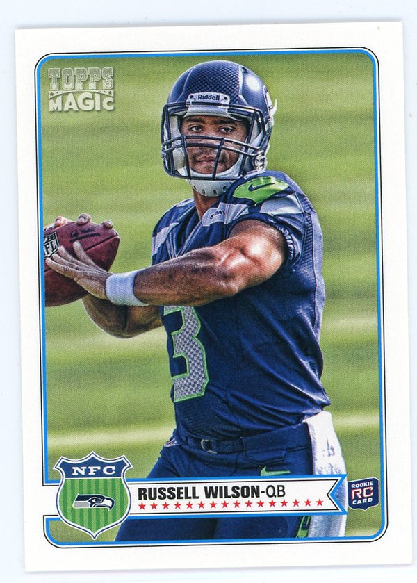 Russell Wilson 2012 Topps Magic Mini Rookie Card #181