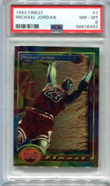 Michael Jordan 1993 Topps Finest #1 PSA NM-MT 8 Card