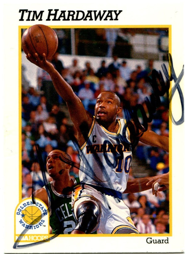 Tim Hardaway 1991 NBA Hoops Auto