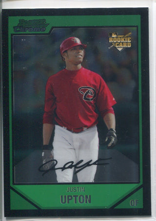 Justin Upton 2007 Bowman Chrome Rookie Card