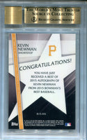 Kevin Newman 2015 Bowmans Best #B15KN Auto Card (BGS 9.5 AUTO 10)