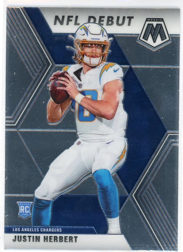 Justin Herbert 2020 Panini Mosiac Rookie Card #263