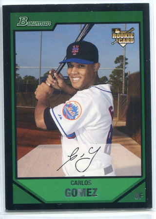 Carlos Gomez 2007 Bowman Rookie Card