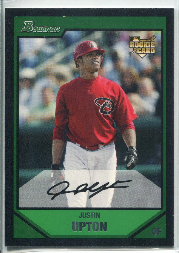 Justin Upton 2007 Bowman Rookie Card