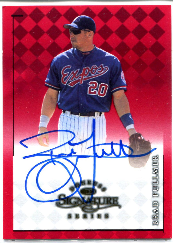 Brad Fullmer 1998 Donruss Signature Series Autographed Card