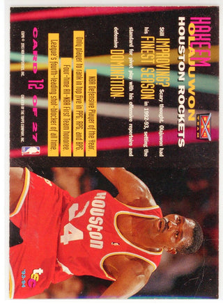 Hakeem Olajuwon 1993 Topps Stadium Club Members Only Beam Team Card #12