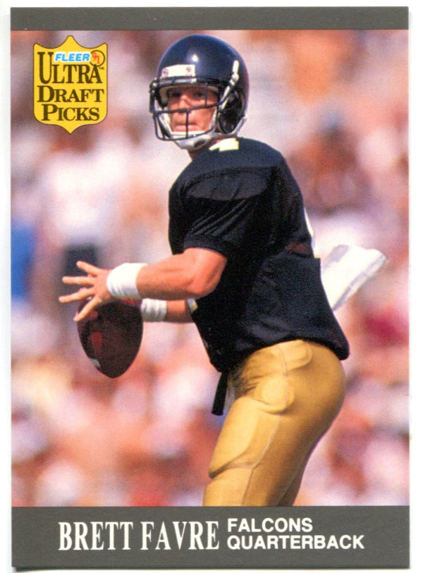 Brett Favre 1991 Fleer Ultra Draft Picks Rookie Card