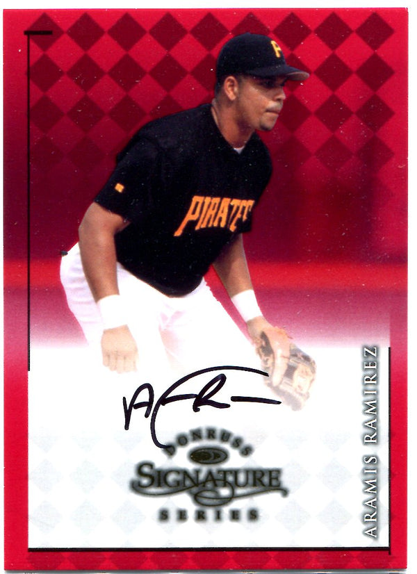 Aramis Ramirez 1998 Donruss Signature Series Autographed Card