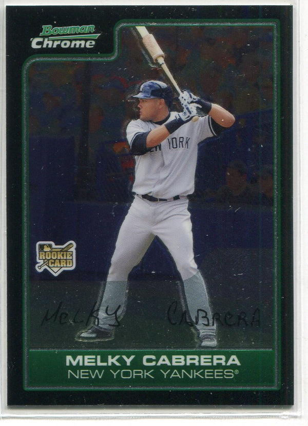 Melky Cabrera 2006 Bowman Chrome Rookie Card