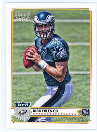 Nick Foles 2012 Topps Magic Mini Rookie Card #97