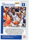 Zion Williamson 2019-20 Panini Contenders Draft Pick Game Day Ticket Rookie Card #1