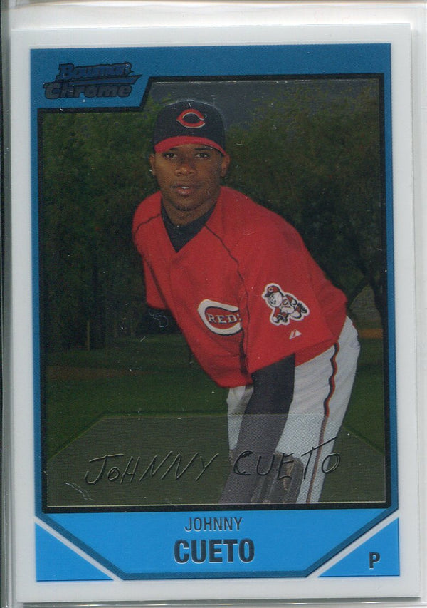 Johnny Cueto 2007 Bowman Chrome Rookie Card