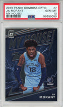 Ja Morant 2019 Panini Donruss Optic My House Rookie Card #7 (PSA Gem Mint 10)