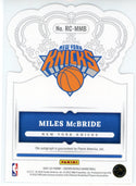 Miles McBride Autographed 2021-22 Panini Crown Royale Rookie Card #RC-MMB