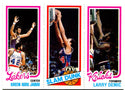 Kareem Abdul Jabbar Larry Demic John Shumate Topps 1980 Triple Card