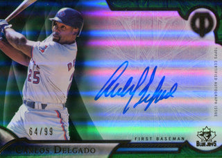 Carlos Delgado Autographed 2016 Topps Tribute Card