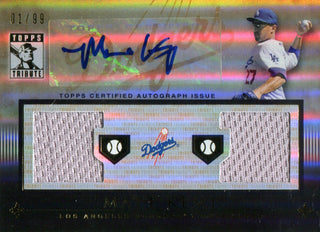 Matt Kemp Autographed 2010 Topps Tribute Jersey Card