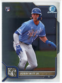 Bobby Witt Jr. 2022 Bowman Chrome Rookie Card #77