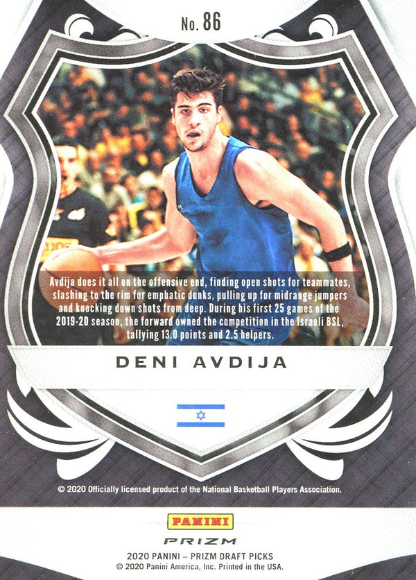 Deni Avdija 2020 Panini Prizm Rookie Card