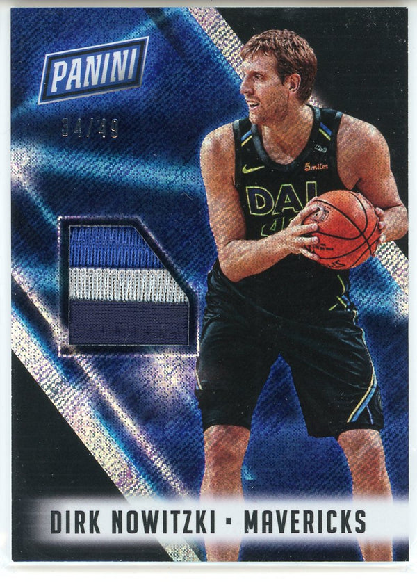 Dirk Nowitzki 2018 Panini The National Jersey Card