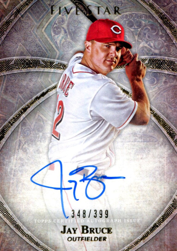 Jay Bruce Autographed 2014 Topps Five Star Card