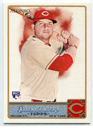 Yonder Alonso 2011 Topps Allen & Ginters Rookie Card