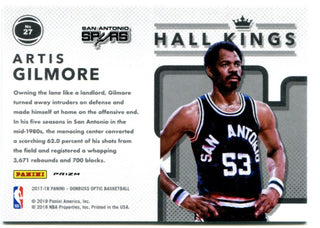 Artis Gilmore Donruss Optic Hall Kings