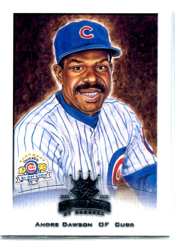 Andre Dawson 2002 Donruss Diamond Kings Unsigned Card