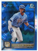 Bobby Witt Jr. 2022 Bowman Chrome Blue Sapphire Rookie Card #77