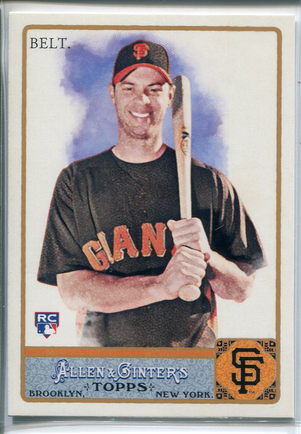 Brandon Belt 2011 Topps Allen & Ginters Rookie Card