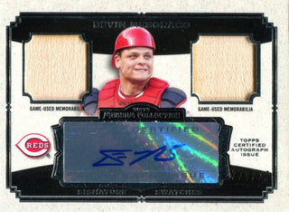 Devin Mesoraco Autographed 2013 Topps Museum Collection Bat Card