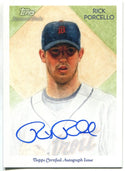 Rick Porcello 2010 Topps Diamond Stars Bazooka Autographed Card #67/99