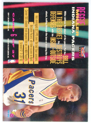 Reggie Miller 1993 Topps Stadium Club Members Only Beam Team Card #6