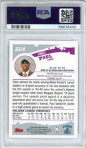 Chris Paul 2005 Topps Rookie Card #224 (PSA Mint 9)