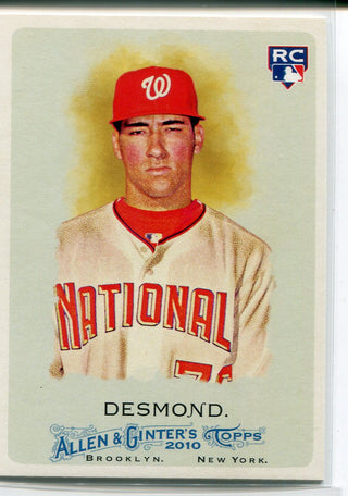 Ian Desmond 2010 Topps Allen & Ginters Rookie Card