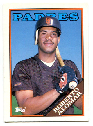 Roberto Alomar 1988 Topps Rookie Card