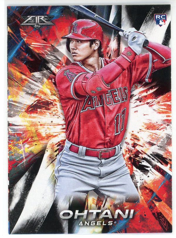 Shohei Ohtani 2018 Topps Fire Rookie Card #150